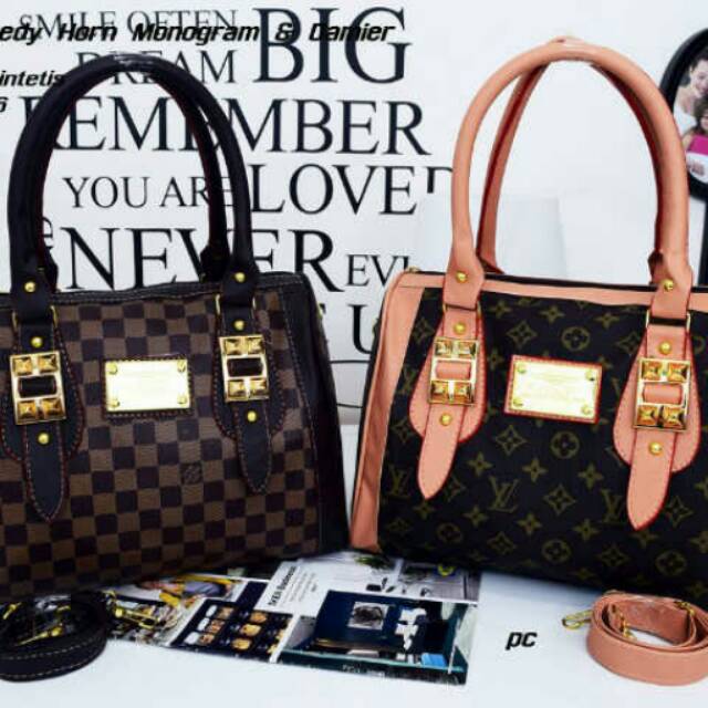 Lv Speedy Horn Monogram & Damier@140.000)PD