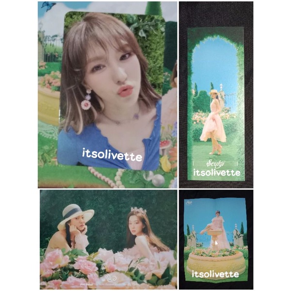 Red Velvet Feel My Rhythm Wendy Photocard PC Seulgi Bookmark BM