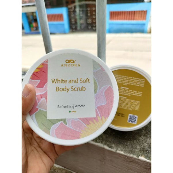 Anzora Body Scrub dengan Brightening/Scrub/Lulur pemutih