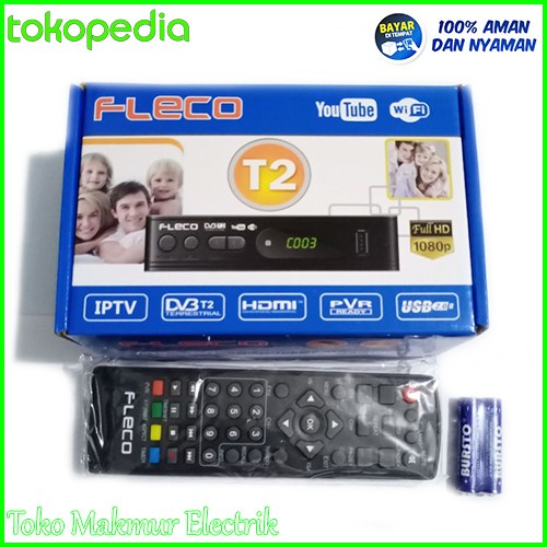 SET TOP BOX FLECO T2 - TV BOX RECEIVER SATELITE - TV RECEIVER BOX T2