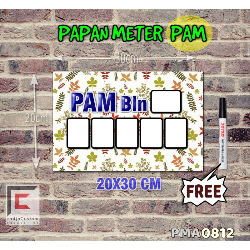 

RadjaCustom Papan Meter Listrik PLN PAM motif Unik - Flower 12