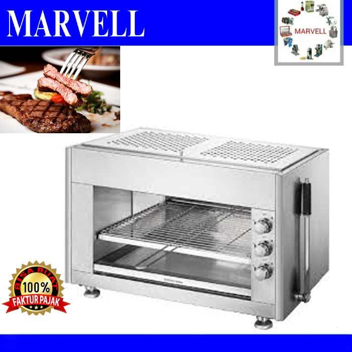 Oven Gas Panggangan Daging Gas Salamander BS-333M Getra