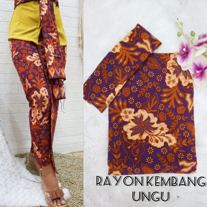 Kamen rayon lembaran motif batik free free selendang