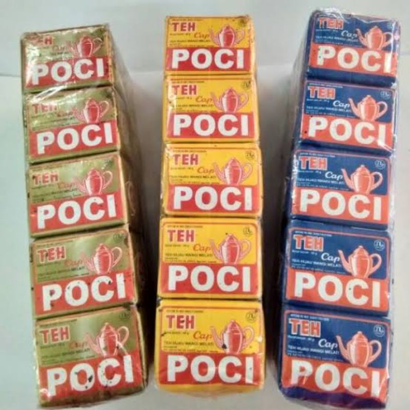 Jual Teh Cap Poci Tubruk Bubuk Seduh / Teh Poci Wangi Melati 1 press ...