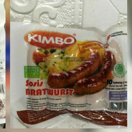 

Kimbo sosis Bratwurst Original isi 10