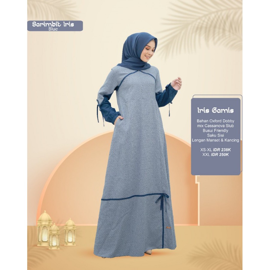 GAMIS NIBRAS IRIS SARIMBIT IRIS GAMIS IRIS BY NIBRAS