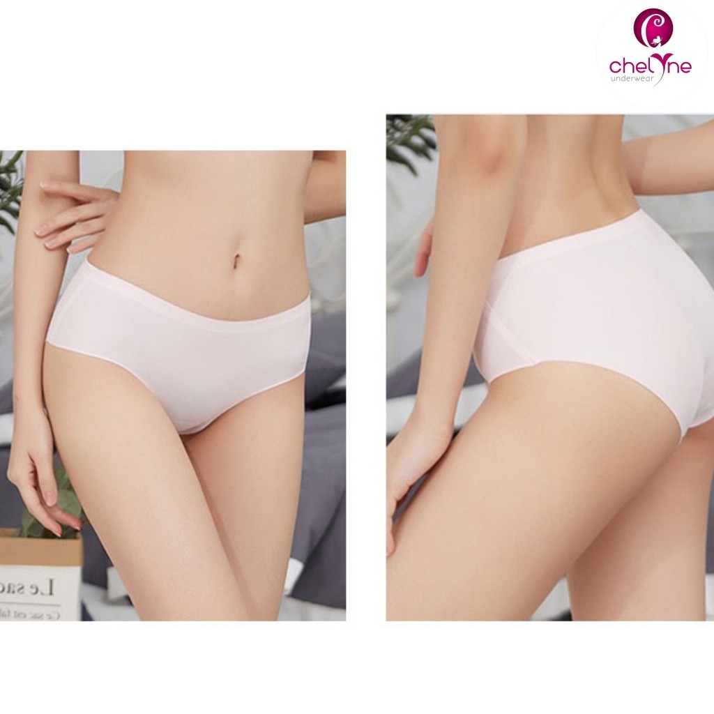 CD Wanita Chelyne  Seamless 6666S/6667M/6668L Mediumwaist - Bahan Lycra Tebal Premium