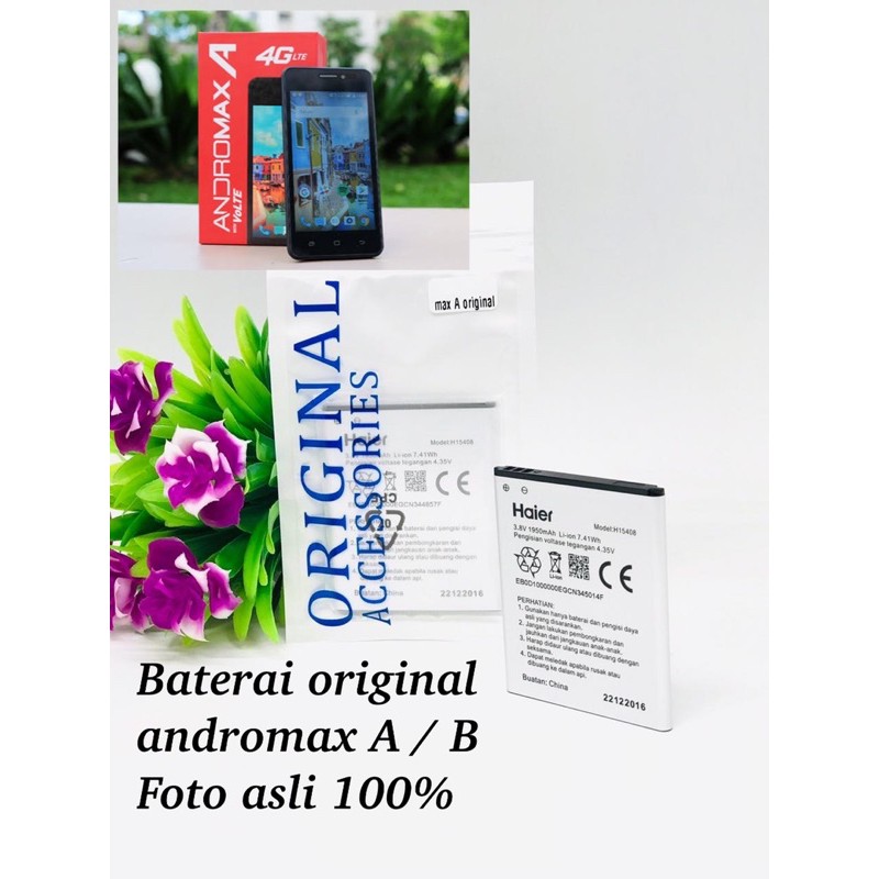 batrrai andromax A max B ORIGINAL CABUTAN HP SMARTFREN