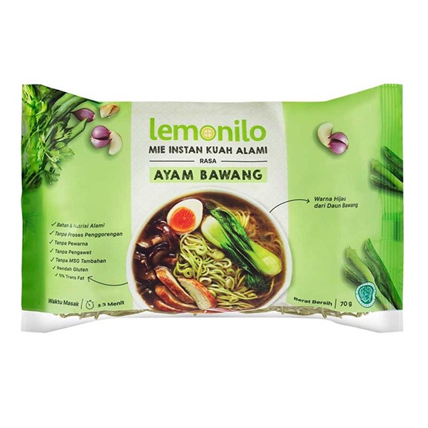 

LEMONILO KUAH MIE INSTAN RASA AYAM BAWANG 70 GR