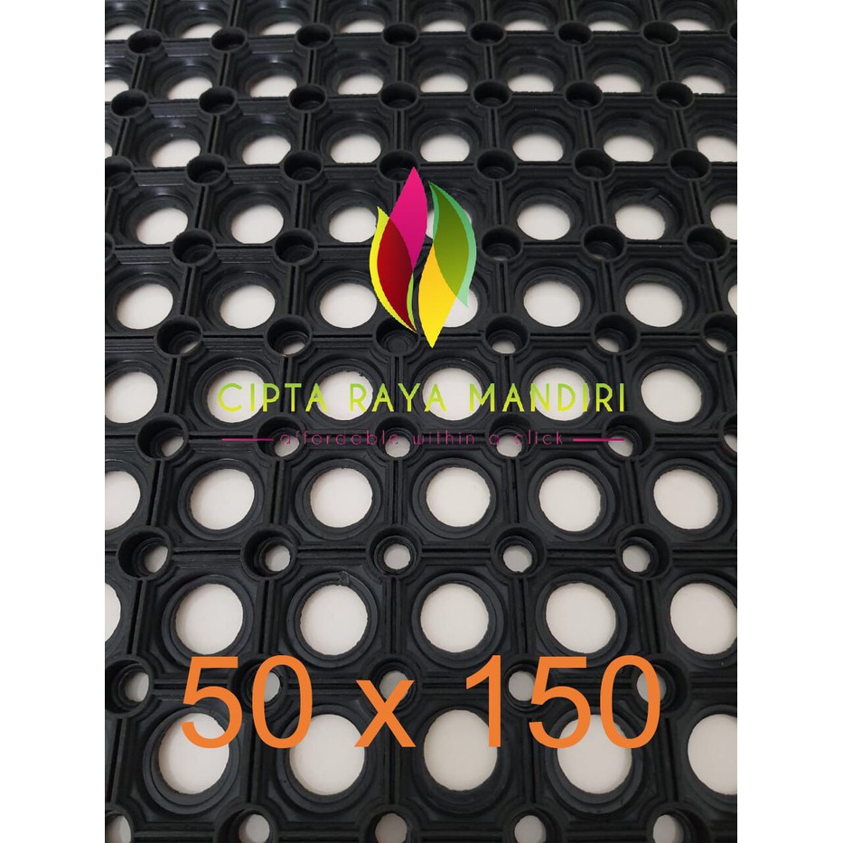 Keset Karpet Karet Anti Slip Kamar Mandi 50 x 150