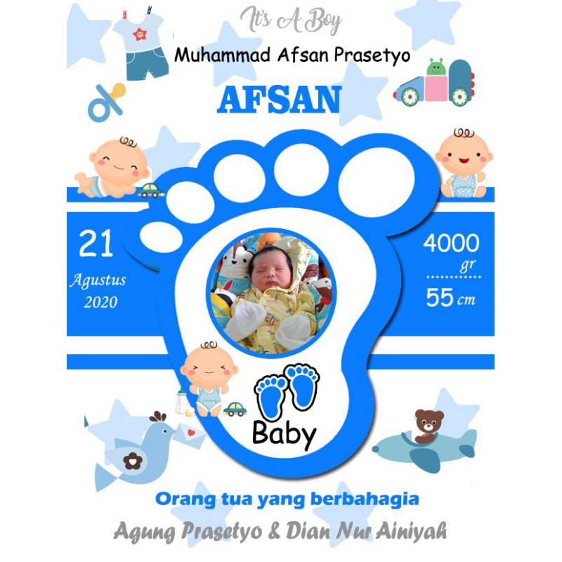 

kartu ucapan tasyakuran Aqiqah | nama bayi | stiker aqiaqoh | stiker tasyakuran | stiker nama bayi