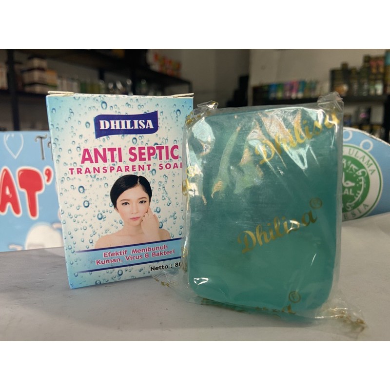 k.cx - dhilisa anti septik soap biru -- sabun dhilisa anti septik batang bpom