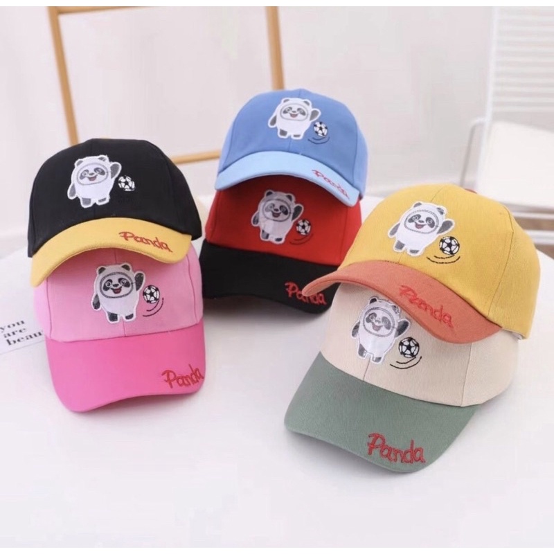 2 3 4 tahun Topi Baseball Anak Balita Import Model AR Panda / Kids Baseball Hat Cap