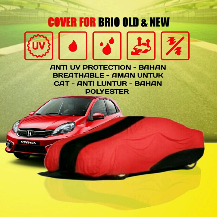 Honda Cover Sarung Penutup Mantel Body Mobil New Brio Old Gen 1 Gen 2 Outdoor Lama 2015 2021