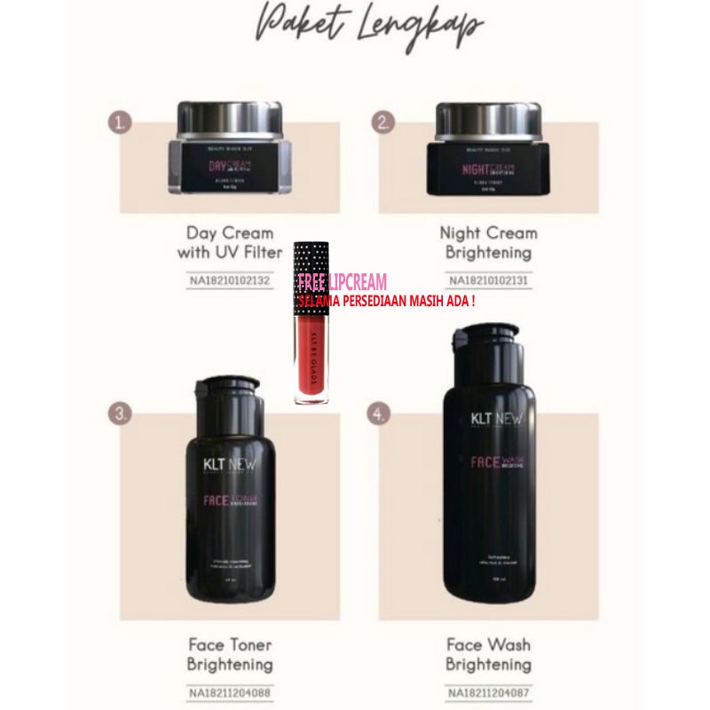 PAKET CREAM NEW KLT BLACK ORIGINAL