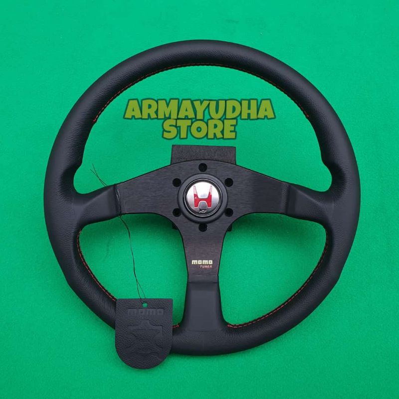 Stir Racing Momo Tuner Black with honda NSX original steering wheel