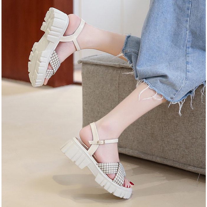 Cafana Sandal Wedges Import Wanita Verlin IMP-3026