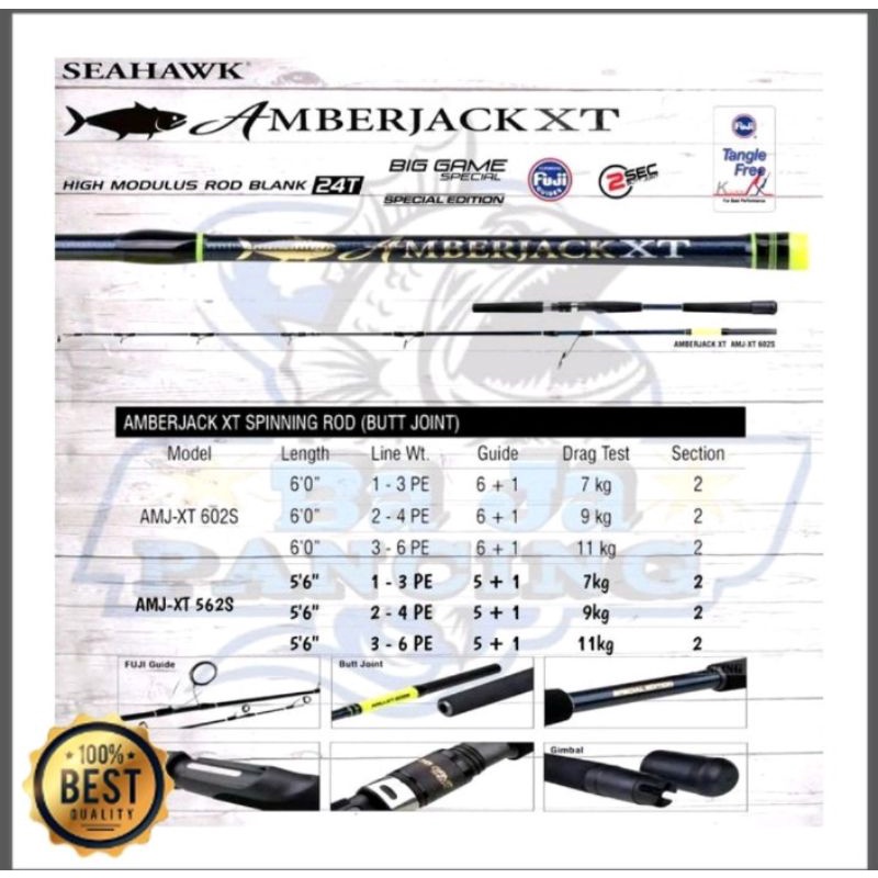 joran seahawk amberjack extra AMJ-ET 702