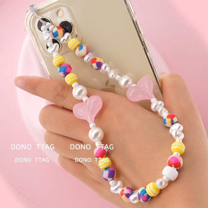 Tali Lanyard Handphone Desain Bunga Mawar Gaya Korea