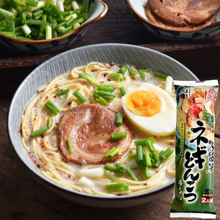 

TERMURAH Spesial Lebaran Makanan Korea Oppa Pasta Mie Itsuki Ramen K.K Negi Tonkotsu Dry 172g
