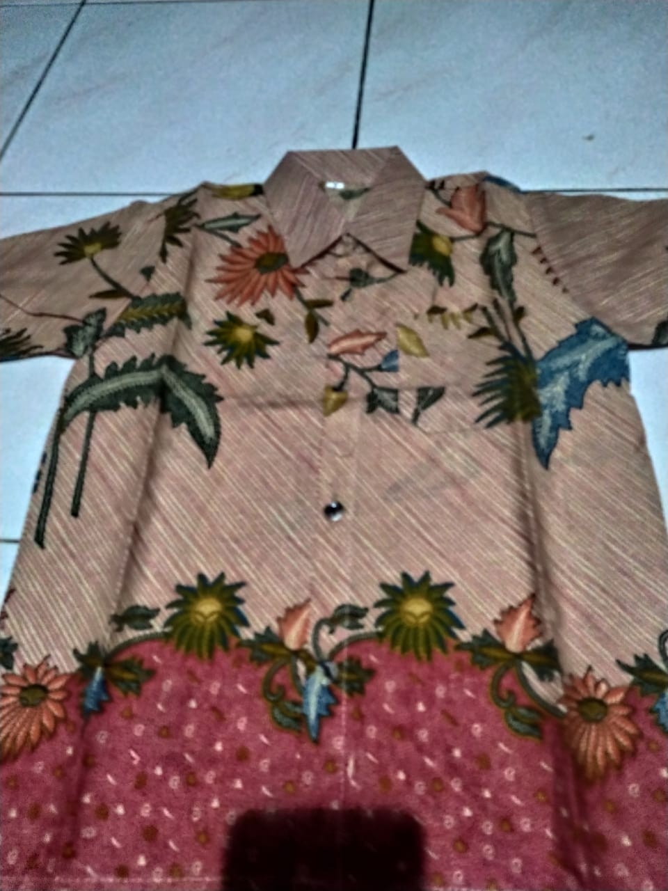 Hem Batik Anak Lengan Pendek Temurah Di Shopee 1-12th(bisa Cod)