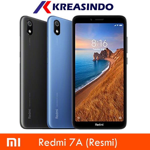 Xiaomi Redmi 7a 2/16 Ram 2gb Rom 16gb Garansi Resmi Xiaomi