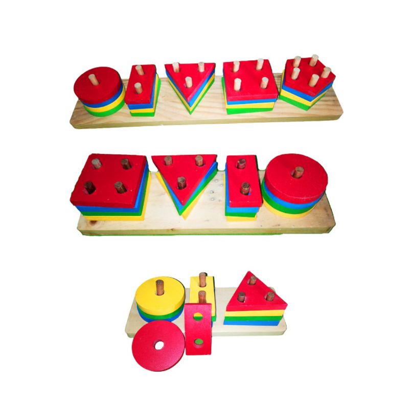 Mainan Edukasi Kayu Geometri/Puzzle Kayu Geometri/Mainan Edukasi Shape