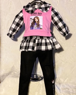 Baju Anak Perempuan Pink Hitam Celana Panjang Anak Baju Anak Perempuan Pink Hitam Celana Panjang Anak