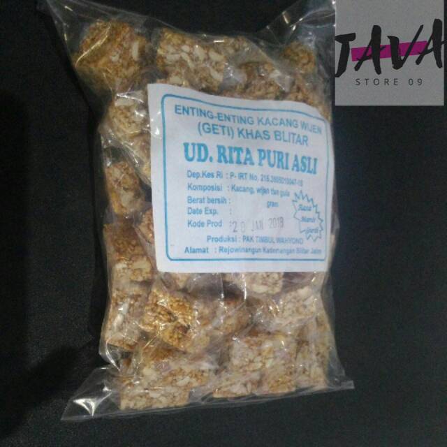 

Enting Enting kacang wijen khas Blitar 500 gram