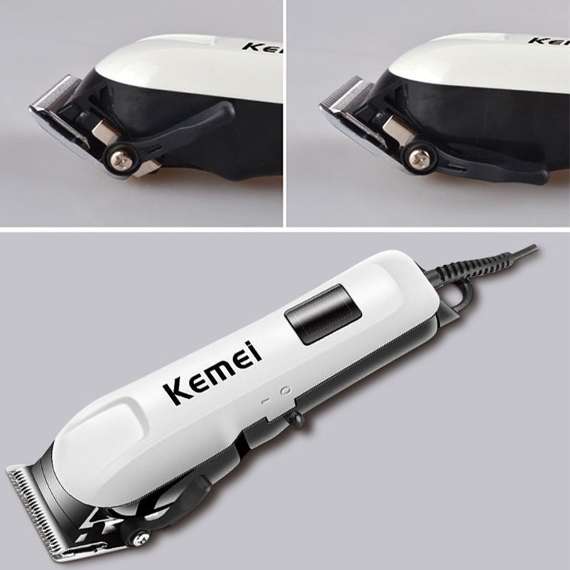 Kemei Mesin Cukur KM-809C Alat Cukur Rambut Elektrik Kabel Hair Clipper