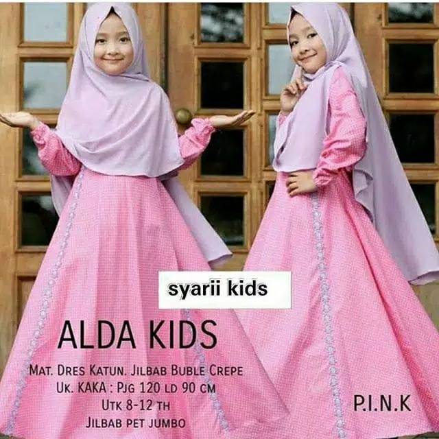 GAMIS ANAK.ALDA KIDS[COD]