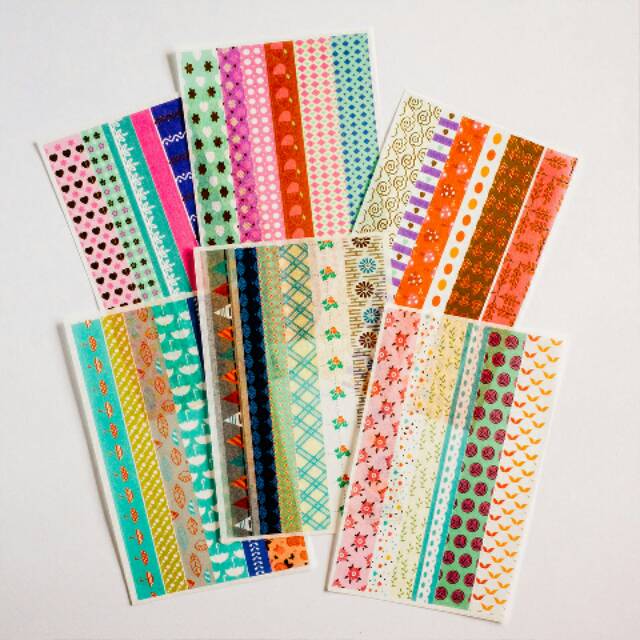 

Colorful Tape Colorful World Diary Deco Stickers