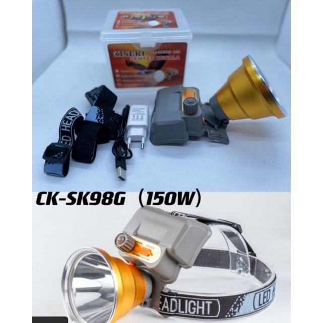 Senter Kepala 150 Watt Dimmer Kiseki CK SK98G