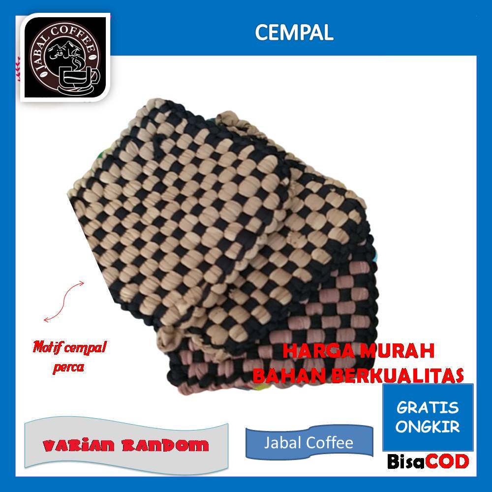 Cempal Penahan Panas Panci Wajan / Cempal Anyam / Cempal Wajan / Cempal Tangan