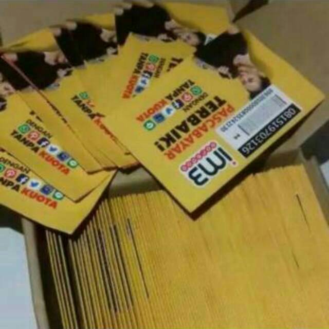 Kartu Perdana Indosat 108GB | IM3 Masa Aktif 3 Bulan | Unlimited Nelpon dan SMS