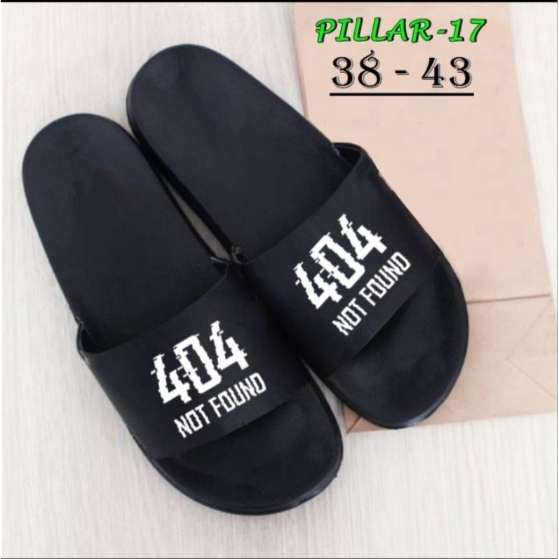 Sandal Slid Sandal Slop Karakter 404 Size 39 Sampai 43 Slip on Original, Sliders,Slipers terbaik.