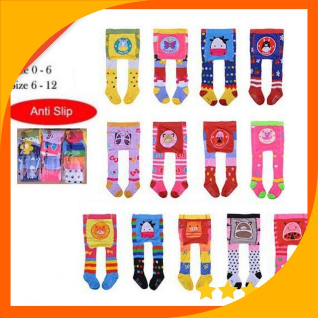 promo legging anak perempuan import 0-24 bulan / legging kaos kaki bayi perempuan