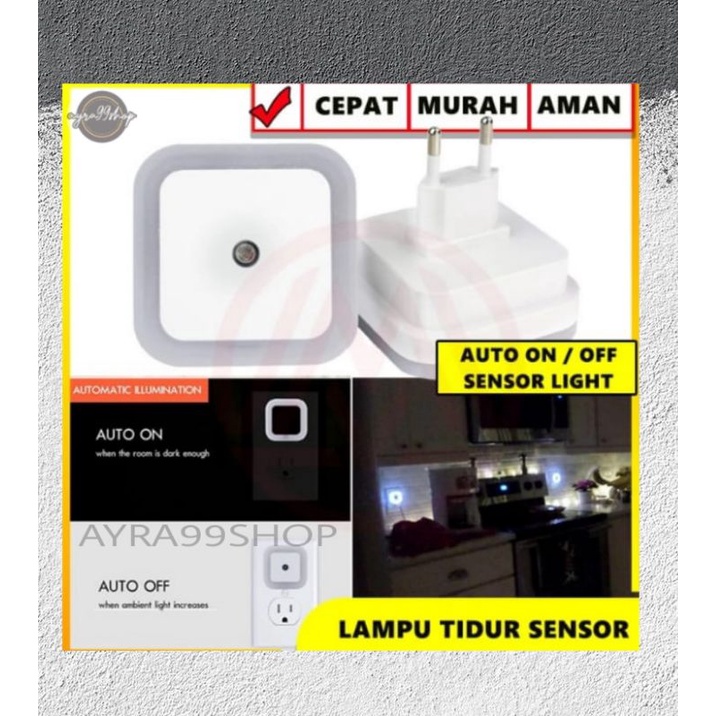 Lampu Led Tidur Sensor Gelap Side Bed Lamp