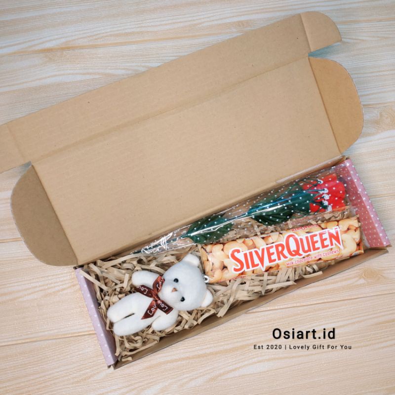 [READY STOCK] Osiart.id Hampers Valentine Gift Box Valentine Kado Sidang Wisuda Hadiah Valentine