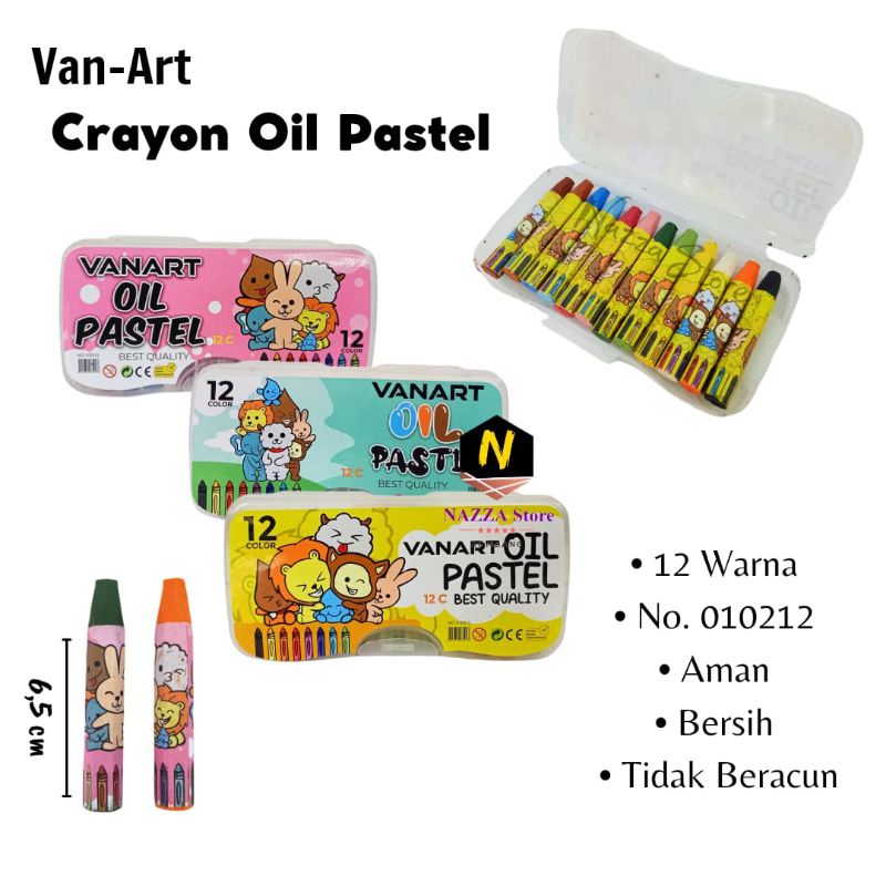 

Crayon Oil Pastel Krayon Minyak 12 Warna