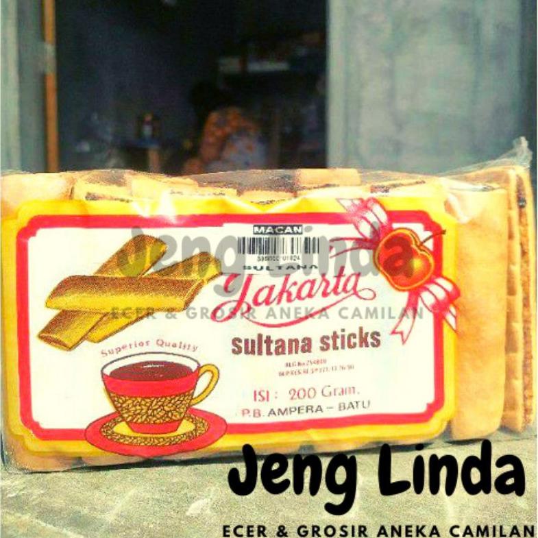 

[PRODUK HT08B] Biskuit Kue Kering Lebaran Sultana Sticks Jakarta 200 Gram by Jeng Linda JLJ