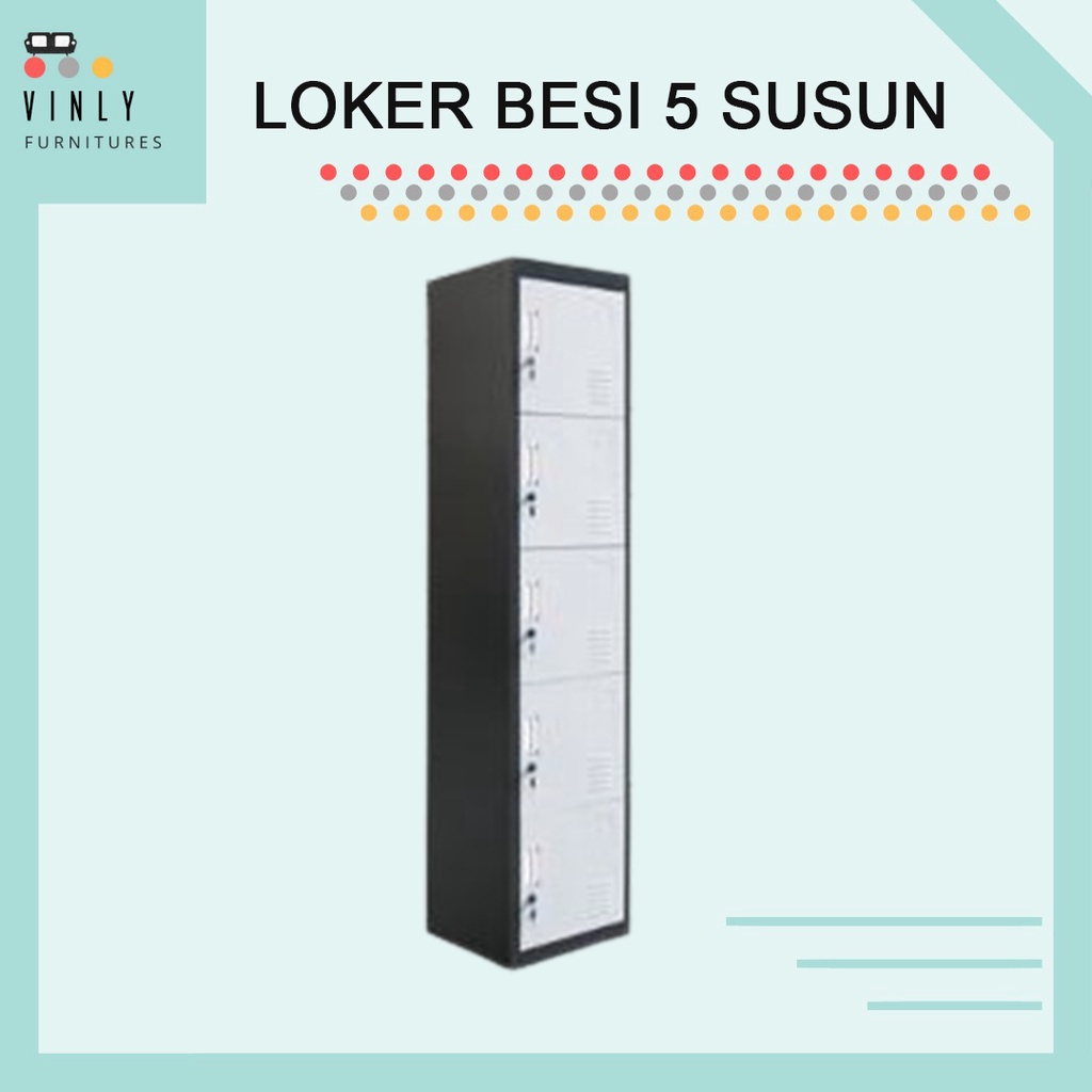 Loker / Loker Besi / Loker Besi 5 Pintu LK - 005