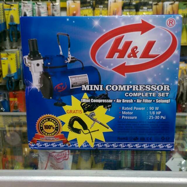 Mini Compressor Complete Set H&amp;L