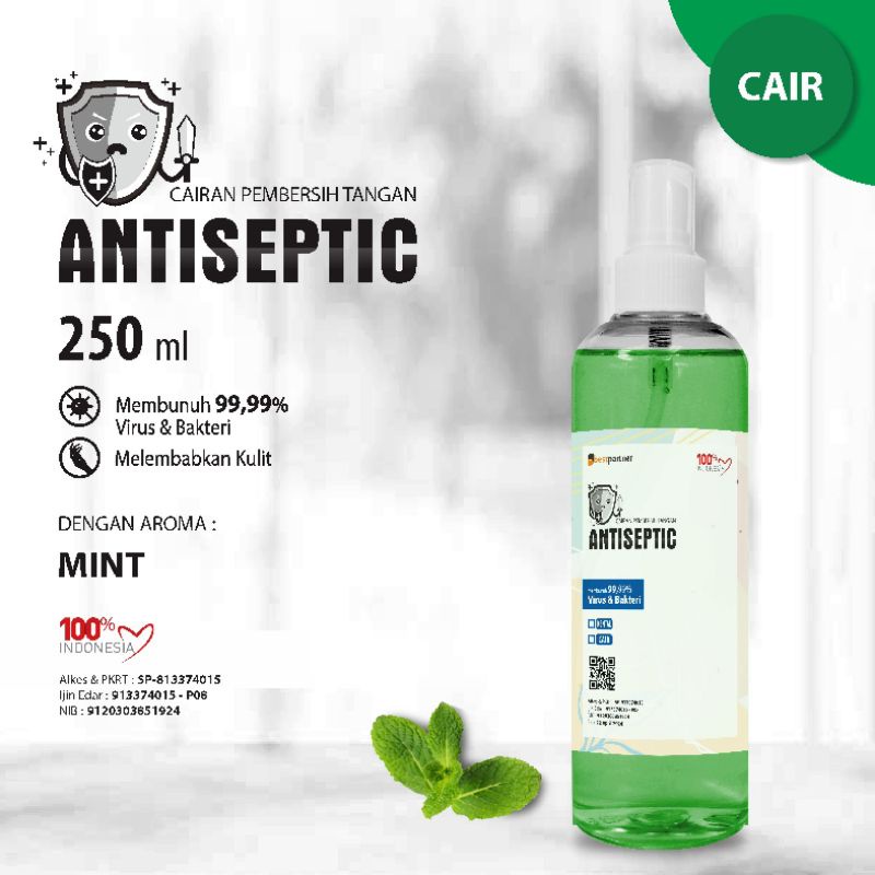 Handsanitizer cair spray 250 ml aroma wangi segar