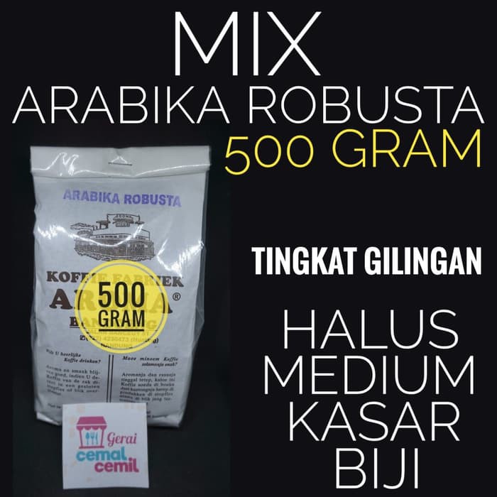 

kopi AROMA Bandung MIX Robusta & Arabika Spesial Order 500 gr TERMURAH - kkp334