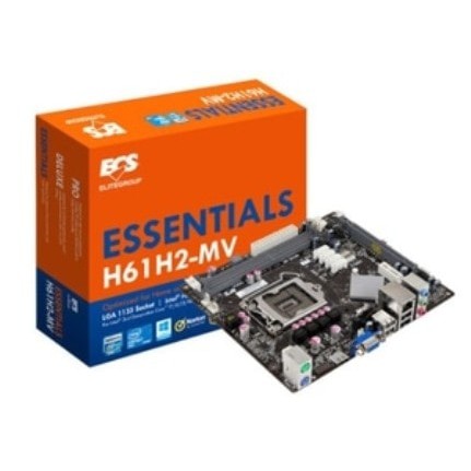 Super Sale MOTHERBOARD LGA 1155 H61 ECS   BARU   GARANSI Unik