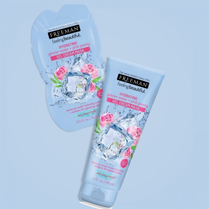 

Freeman Feeling Beautiful Hydrating Glacier Water and Pink Peony Gel Cream Mask