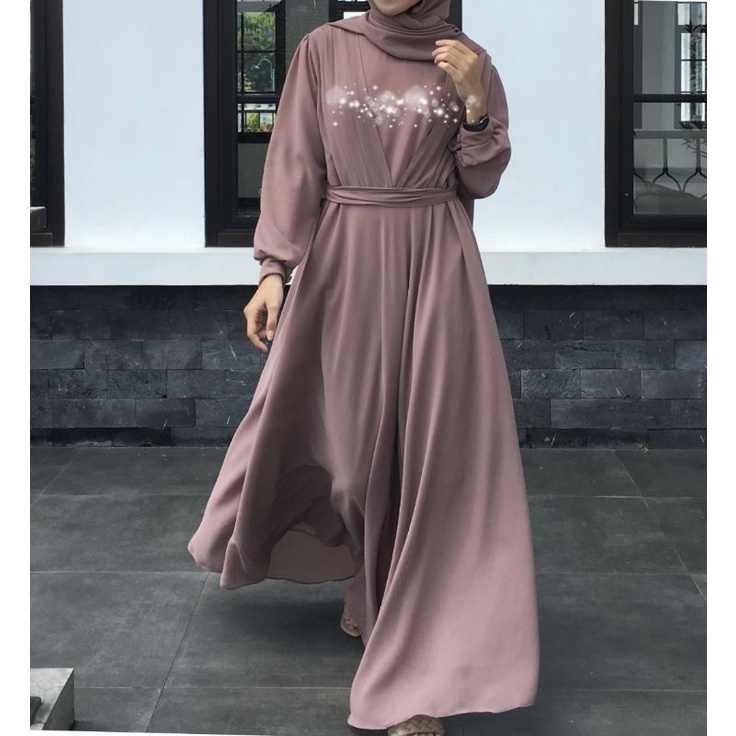 GRASELLA DRESS / DRESS CERUTY PREMIUM By Halonaahijab