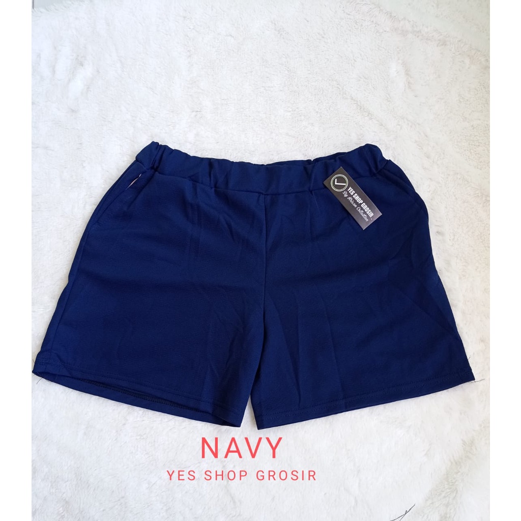 YES Celana Pendek Hotpants Knit Hornets Allsize Fit To Xl