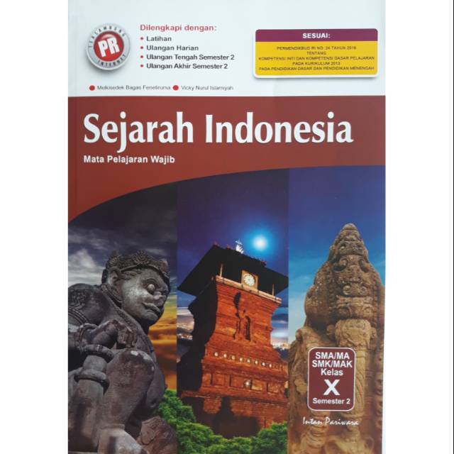 Buku Pr Sejarah Indonesia Kelas X Semester 2 K13 Revisi Intan